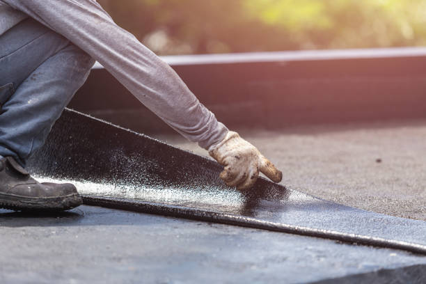 Professional Waterproofing technician working in Buckland, OH